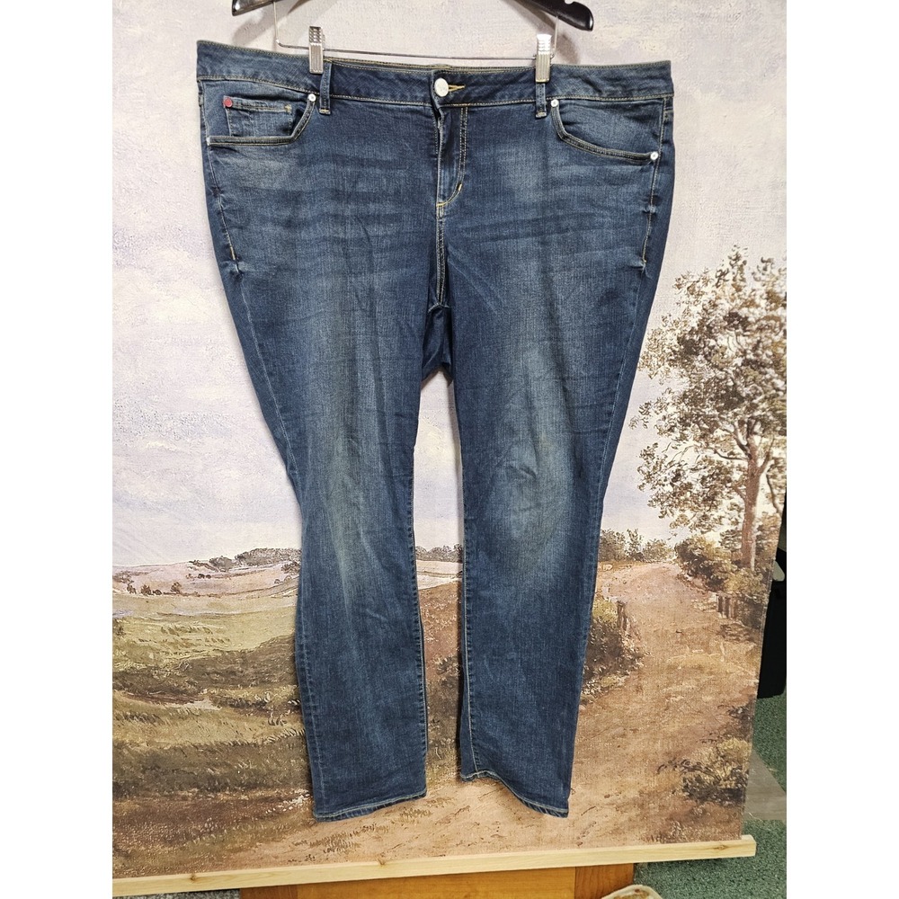Slink - Premium Women's Plus Size Stretch Mid Rise Skinny Jeans Sz 20 Inseam 32